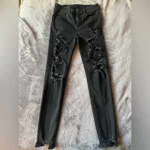 American Eagle, next level stretch ripped pants